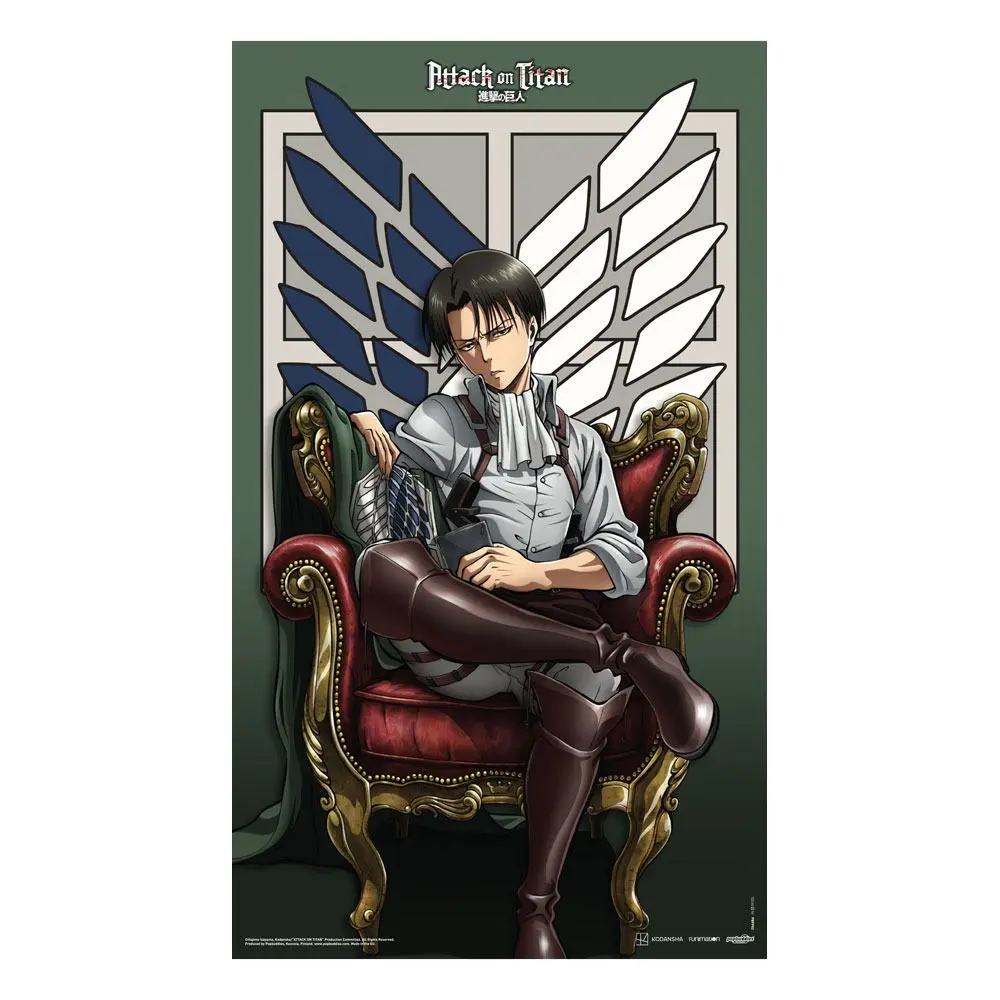 Attack on Titan Textil-Poster Levi 70 x 120 cm termékfotó