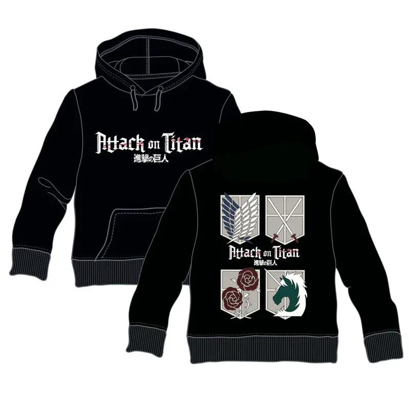 Attack on Titan Logos Pullover Produktfoto