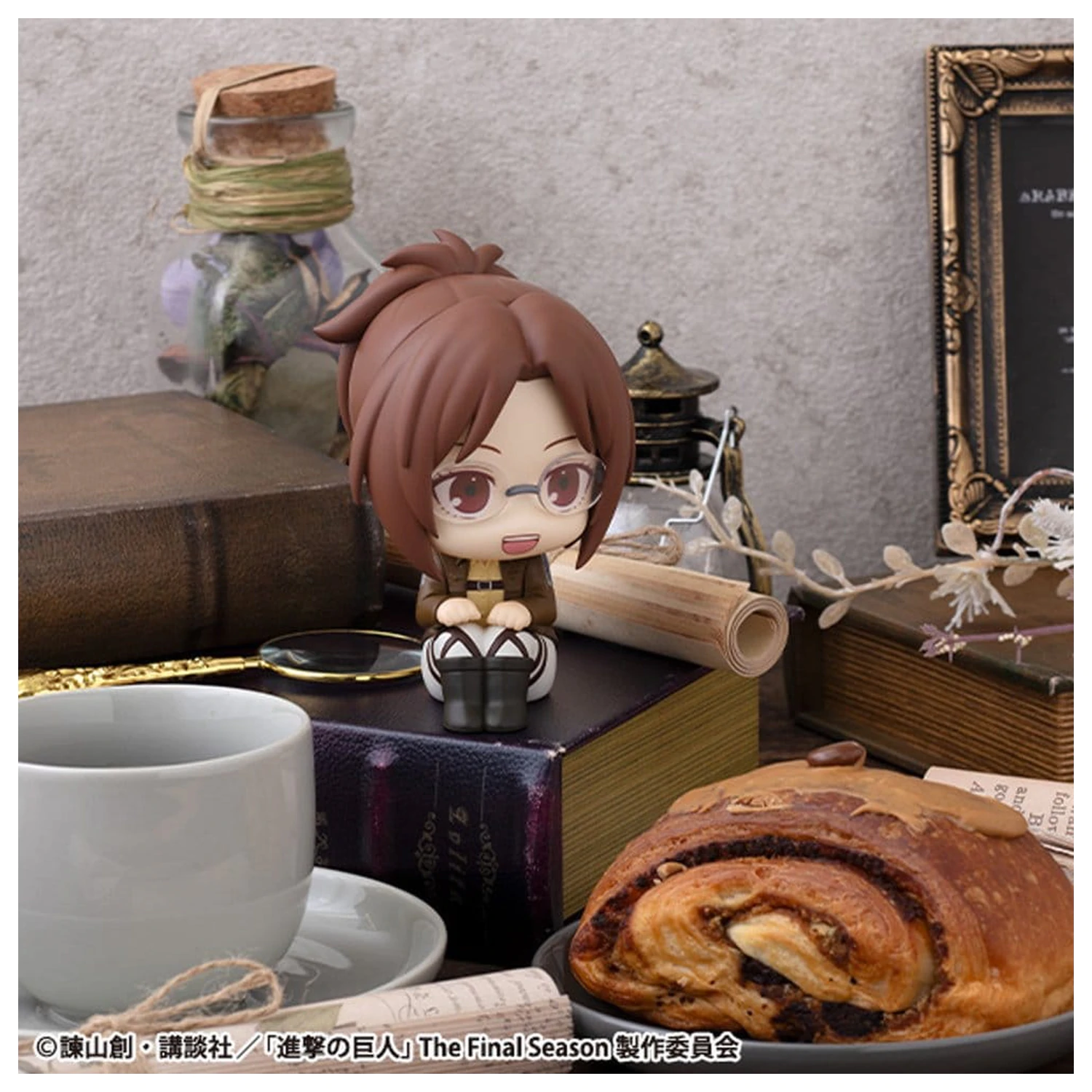 Attack on Titan Look Up PVC Statuen Hange Zoe & Erwin Smith (mit Geschenk) 11 cm Produktfoto