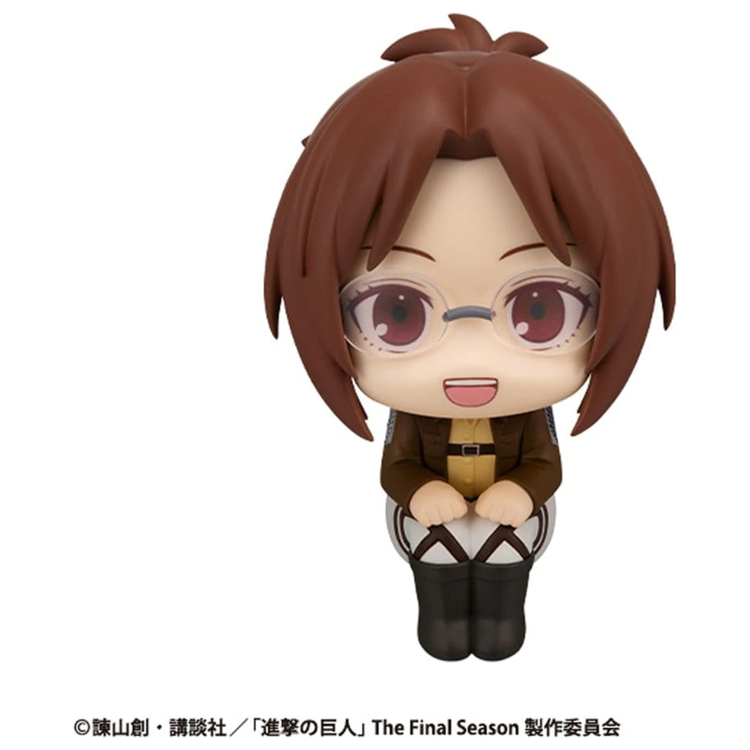 Attack on Titan Look Up PVC Statue Hange Zoe 11 cm Produktfoto