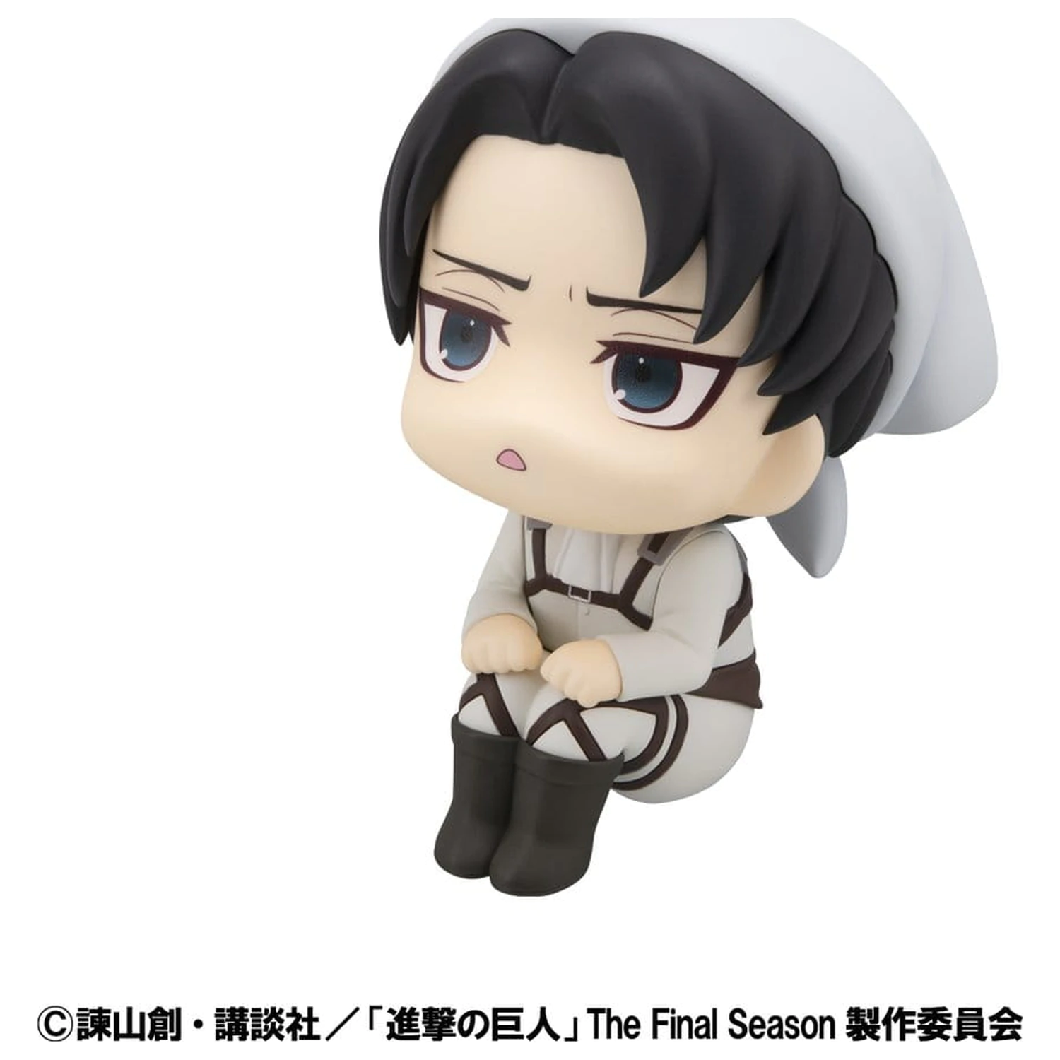 Attack on Titan Look Up PVC Statue Levi Cleaning up Ver. 11 cm Produktfoto