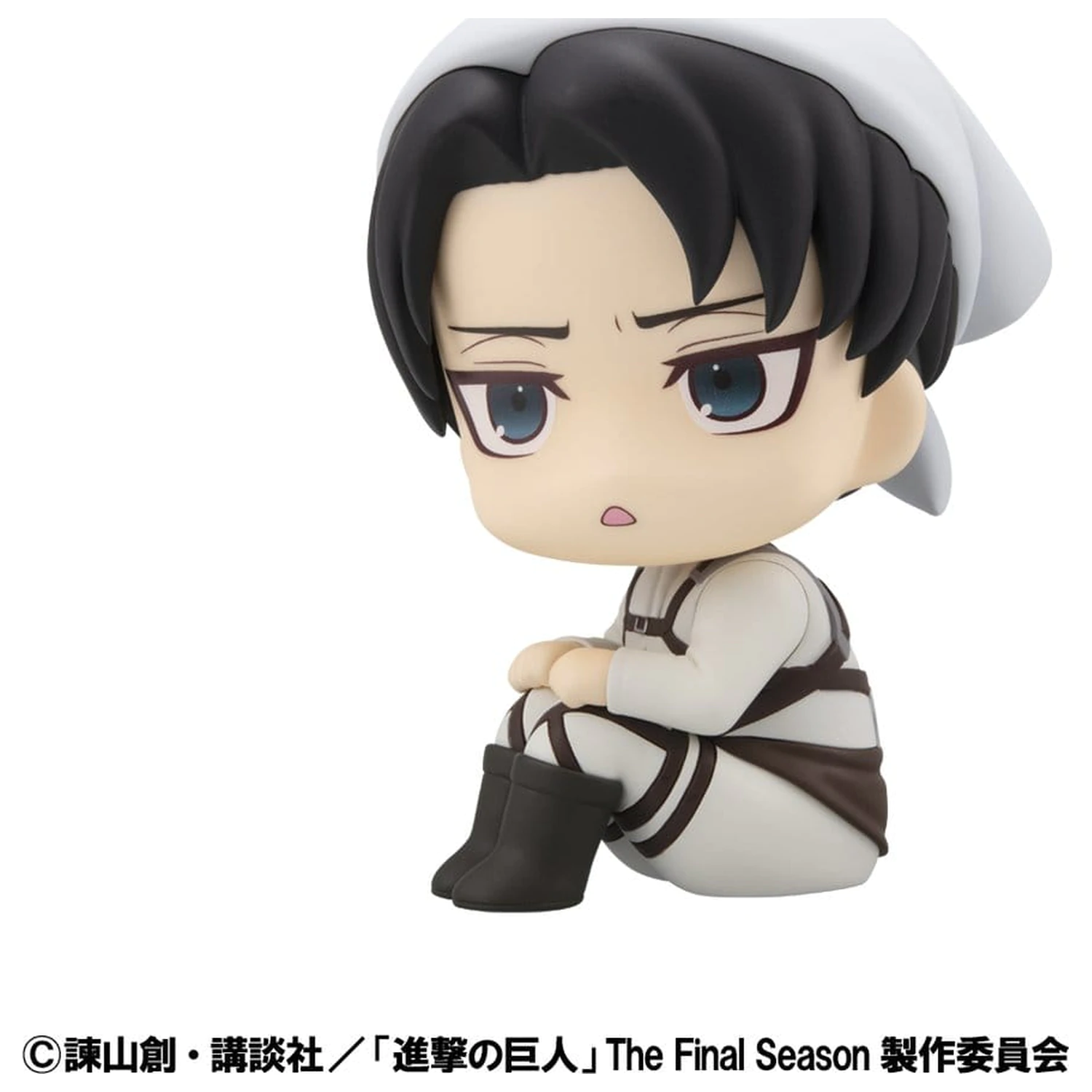 Attack on Titan Look Up PVC Statue Levi Cleaning up Ver. 11 cm Produktfoto
