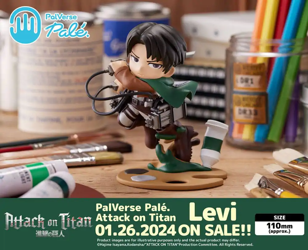 Attack on Titan PalVerse PVC Statue Levi 11 cm termékfotó