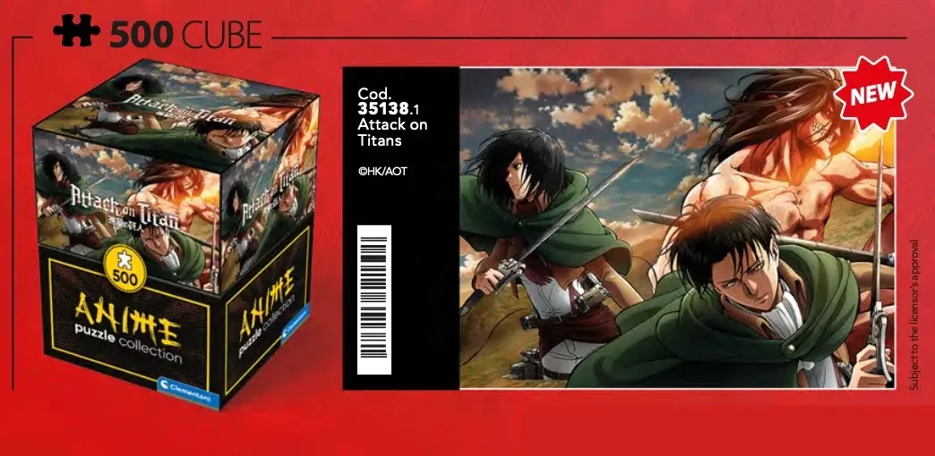 Attack on Titan Puzzle Levi, Mikasa and Eren Titan termékfotó