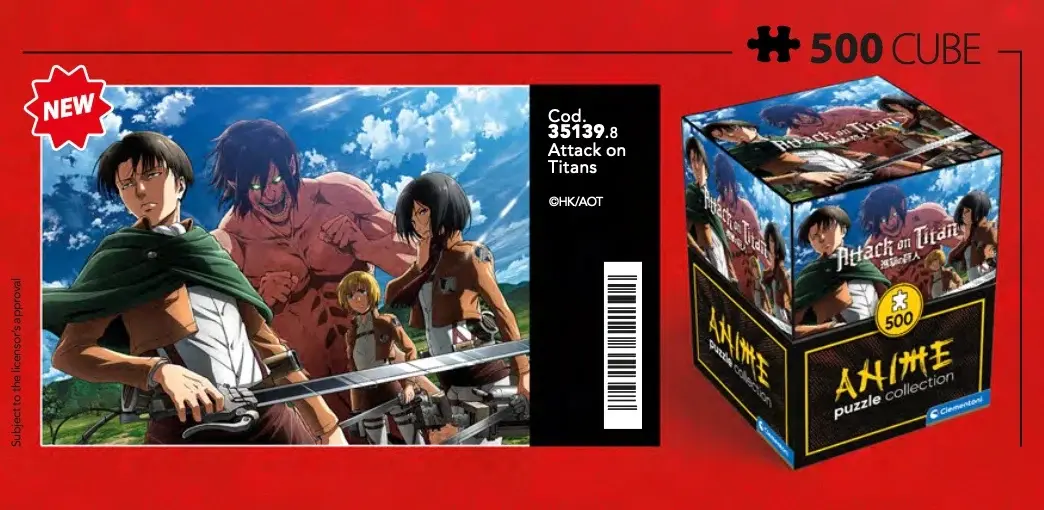 Attack on Titan Puzzle Levi, Mikasa, Armin and ... termékfotó