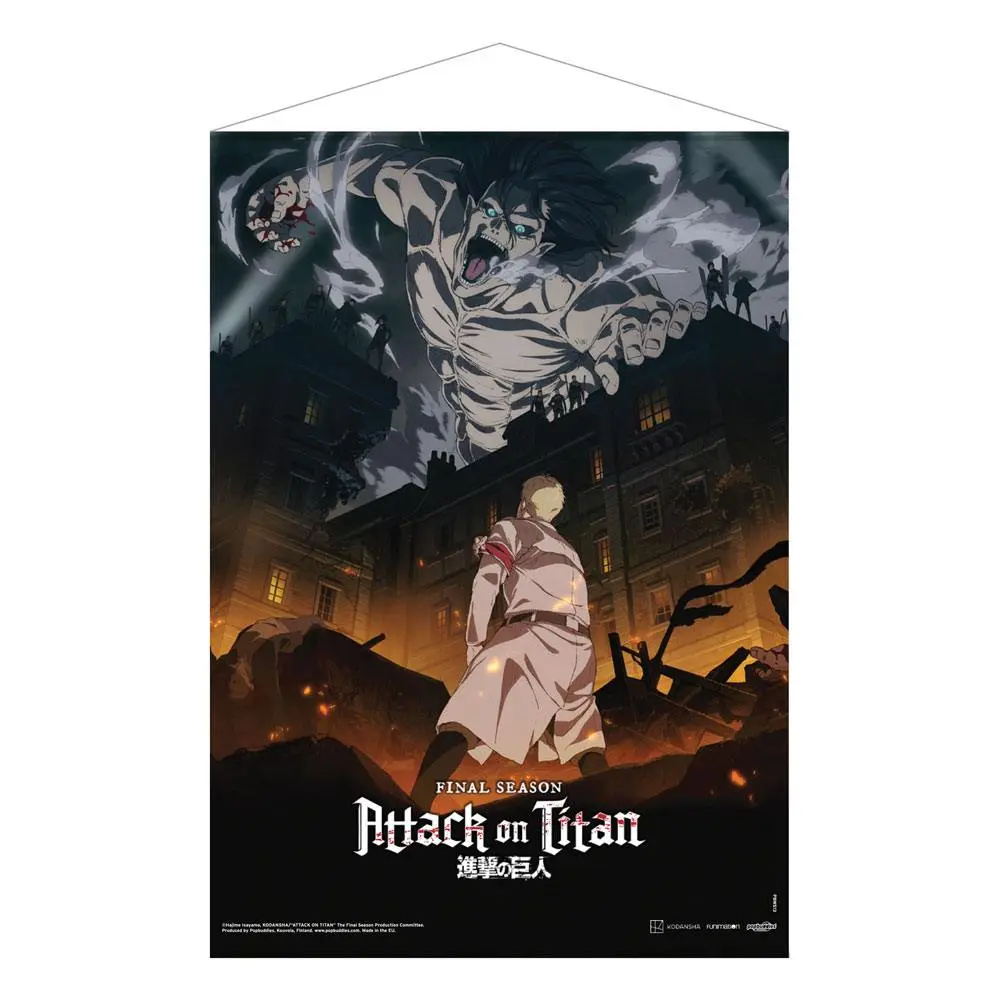 Attack on Titan: The Final Season Wandrolle Part 1 Key Visual 1 50 x 70 cm Produktfoto