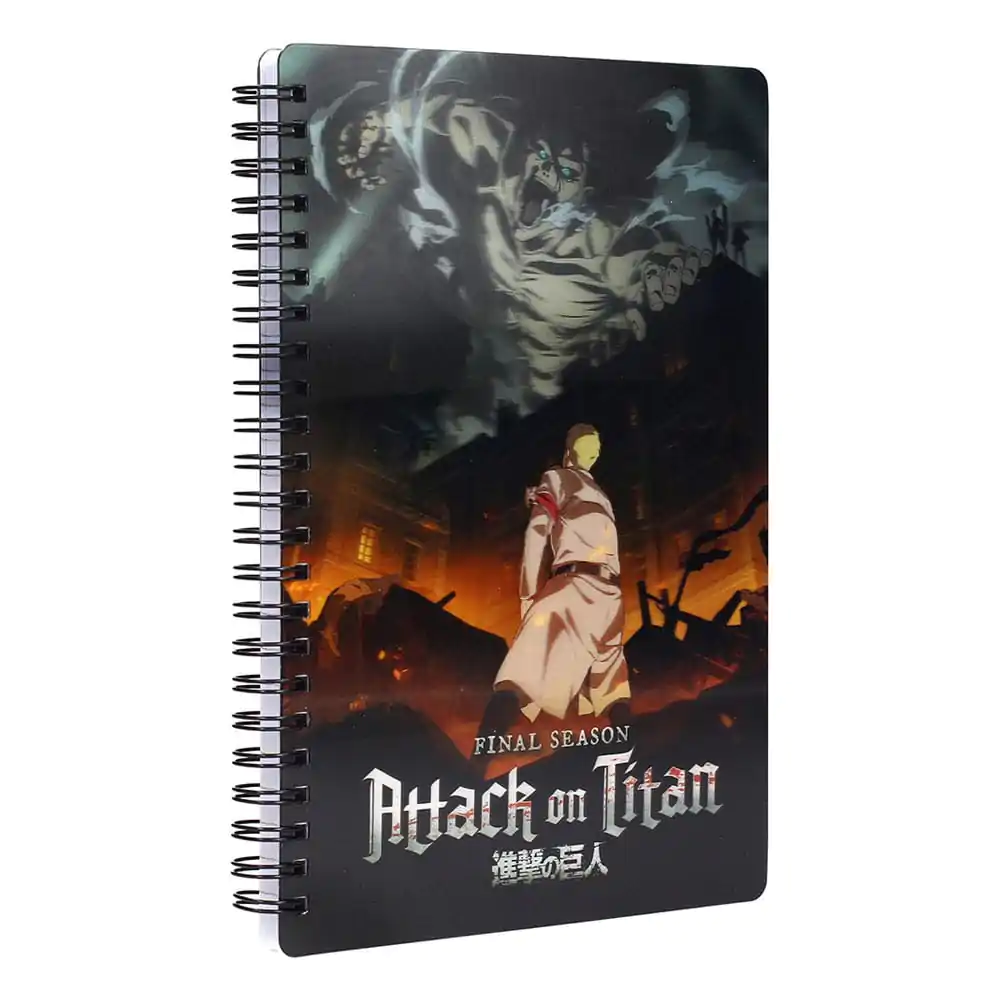 Attack on Titan Notizbuch mit 3D-Effekt Titan termékfotó