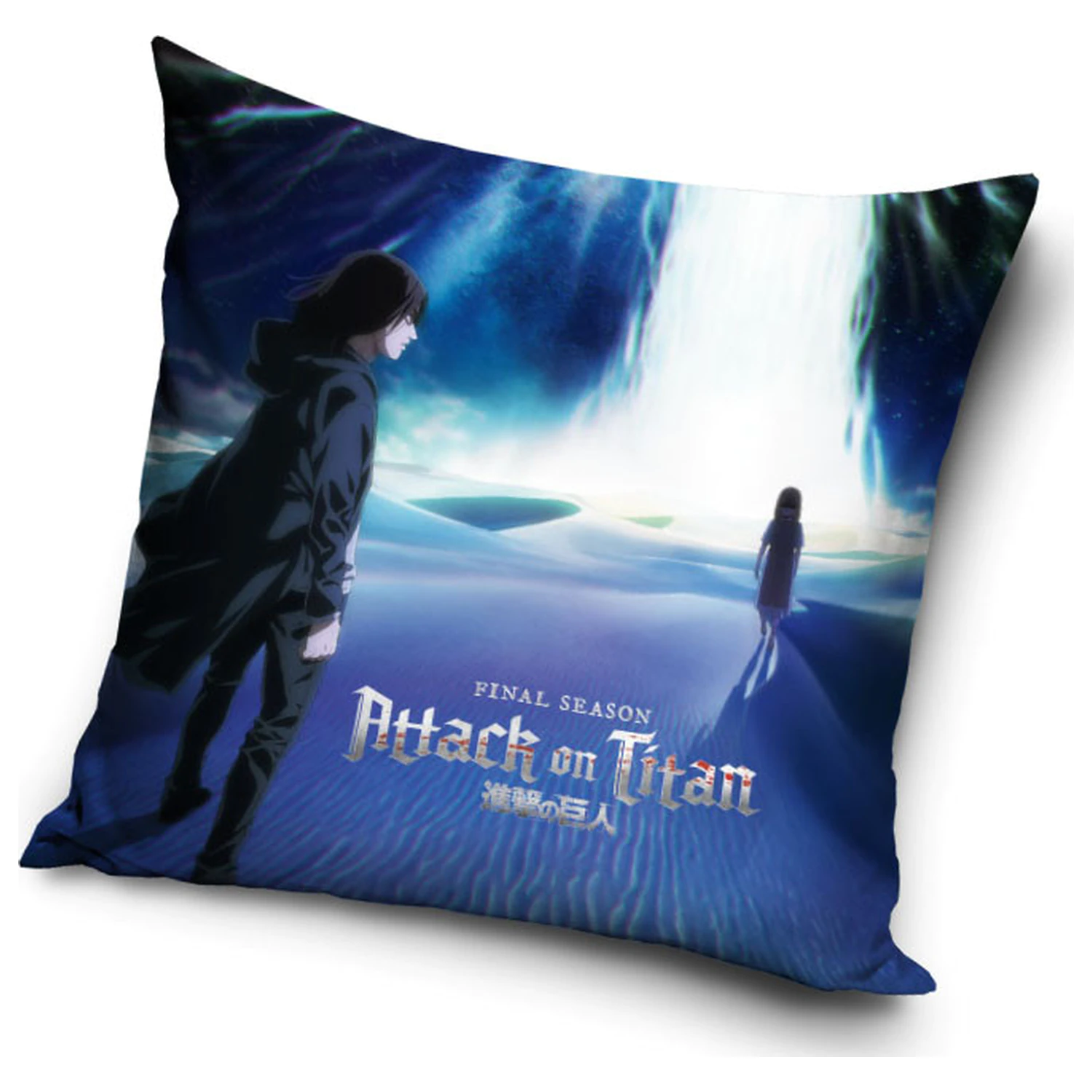 Attack on Titan Wasserfall Kissenbezug Produktfoto