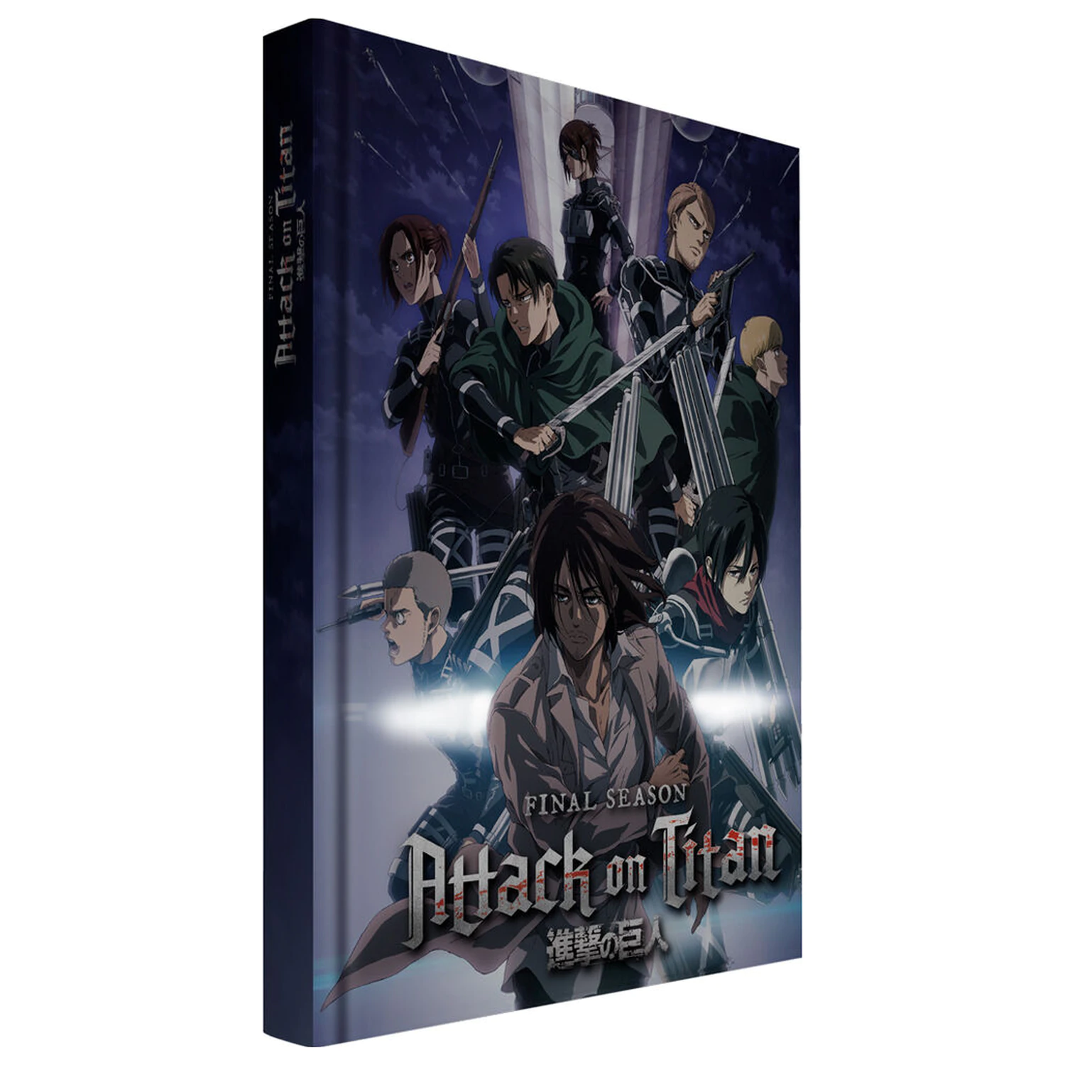 Attack on Titans Notizbuch mit Licht Produktfoto