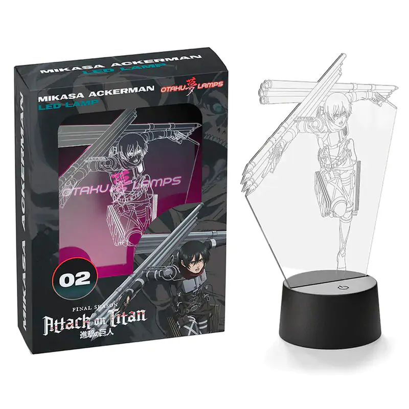 Attack on Titans Mikasa Final Season LED-Lampe 20cm termékfotó