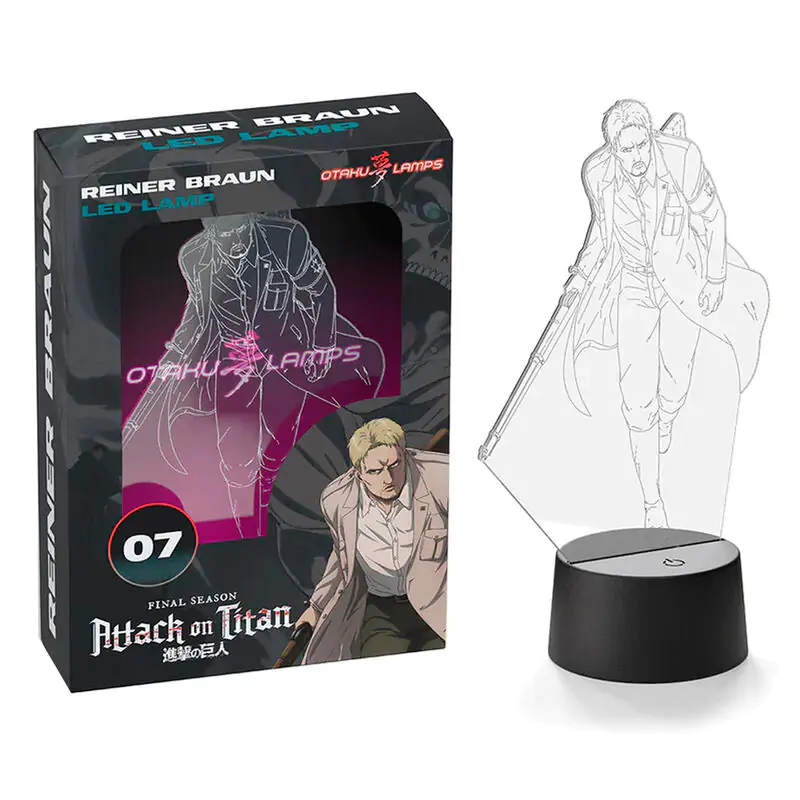 Attack on Titans Reiner Final Season LED-Lampe 20cm Produktfoto