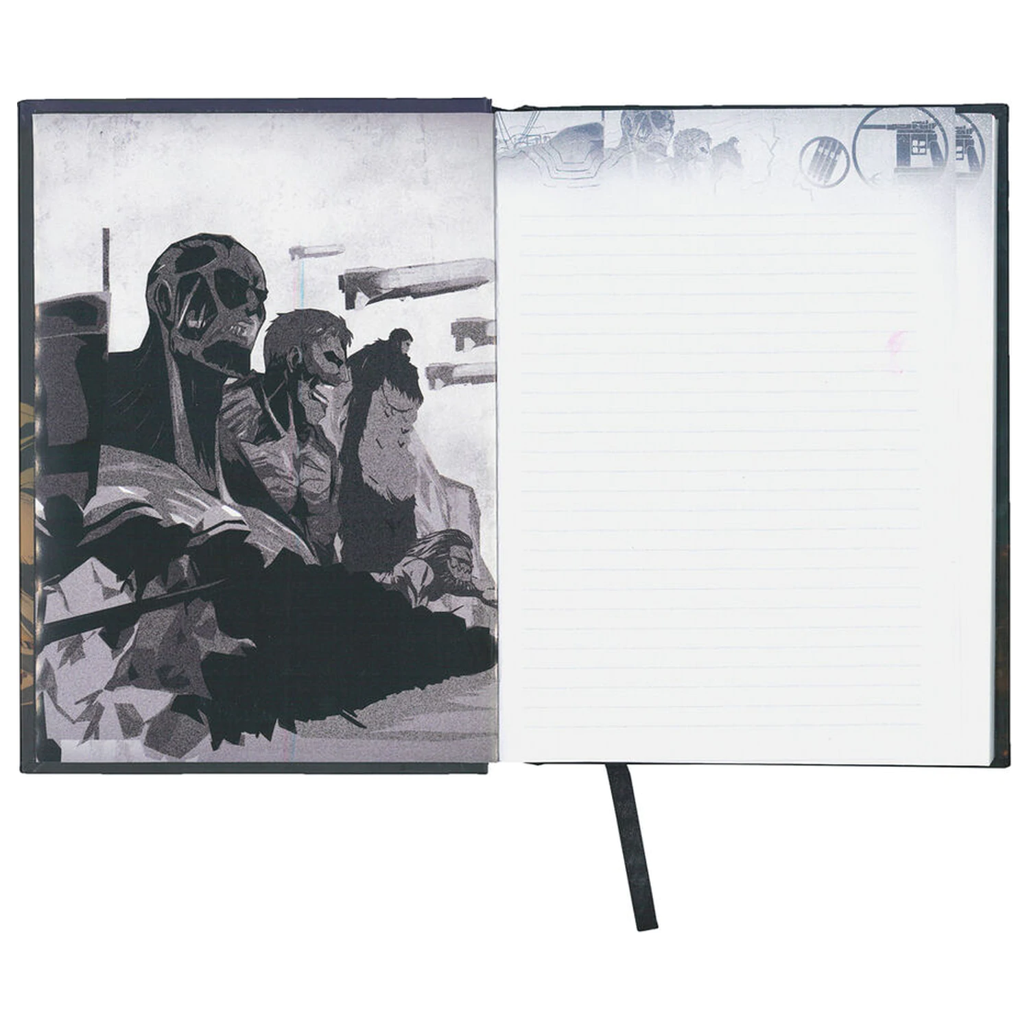 Attack on Titans Strugglen Notizbuch mit Licht Produktfoto