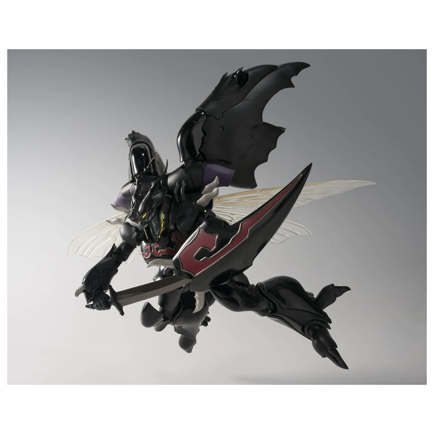 Aura Battler Dunbine The Robot Spirits Side AB Zwarth HD Figur 18cm Produktfoto
