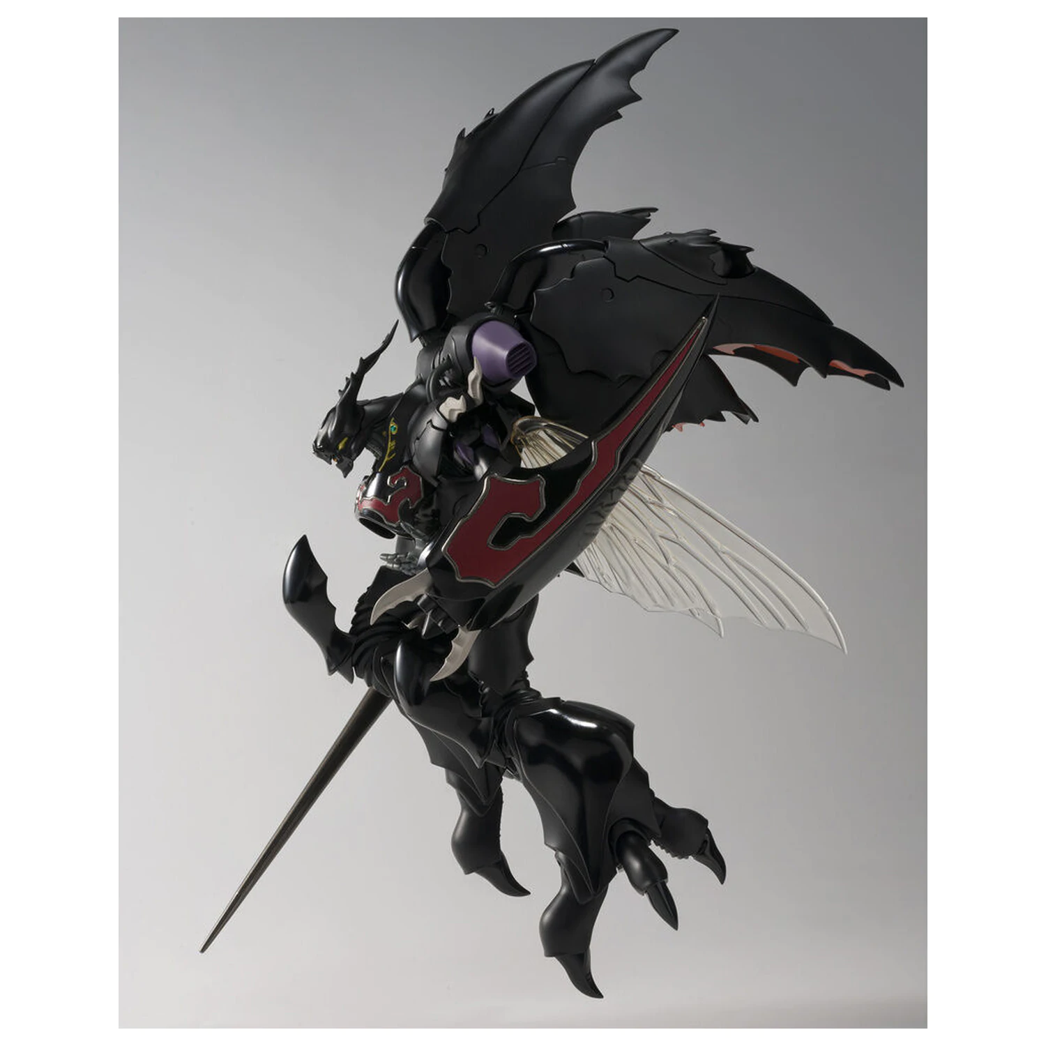 Aura Battler Dunbine The Robot Spirits Side AB Zwarth HD Figur 18cm Produktfoto