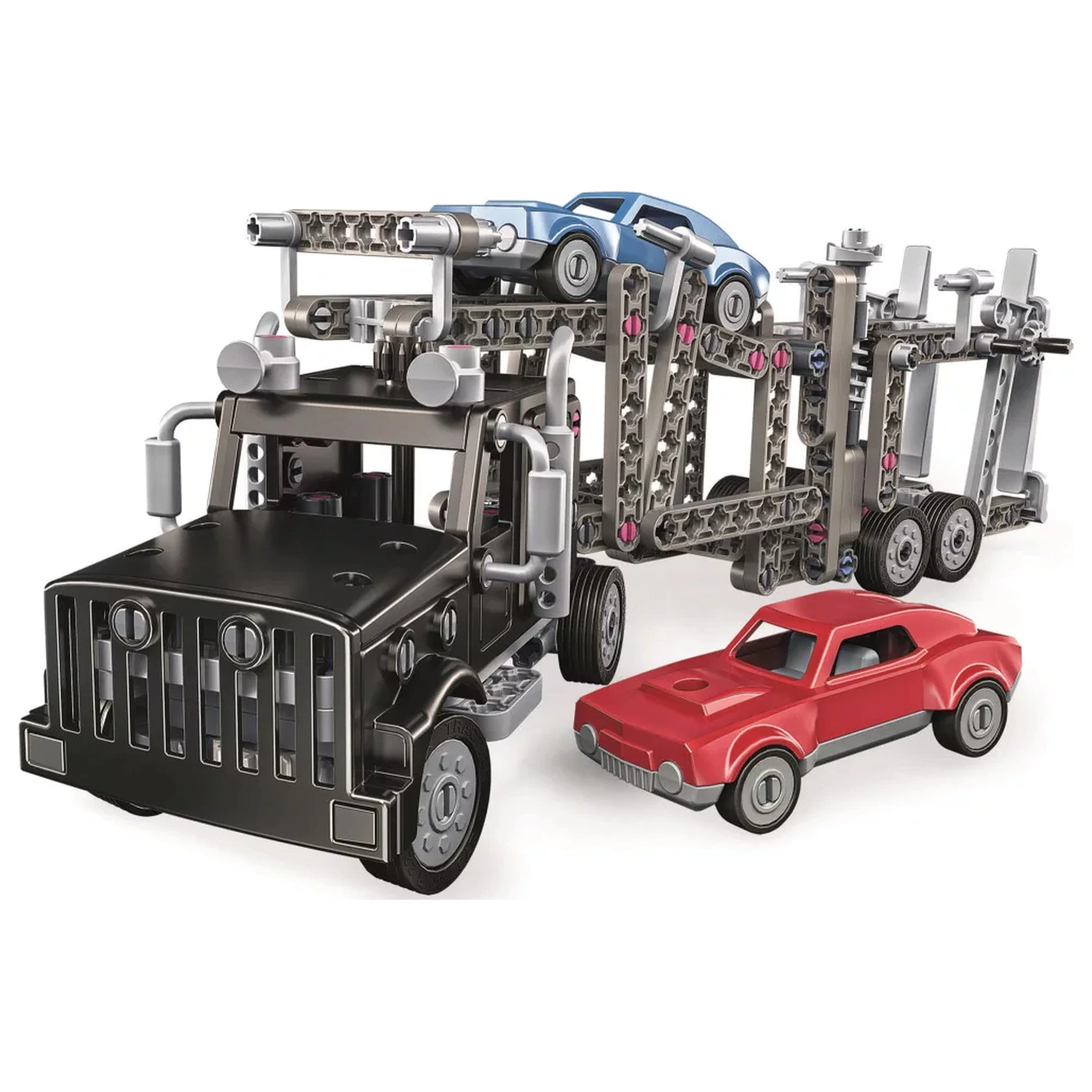 Car Transporter Mechaniker Konstruktions Spielzeug Produktfoto