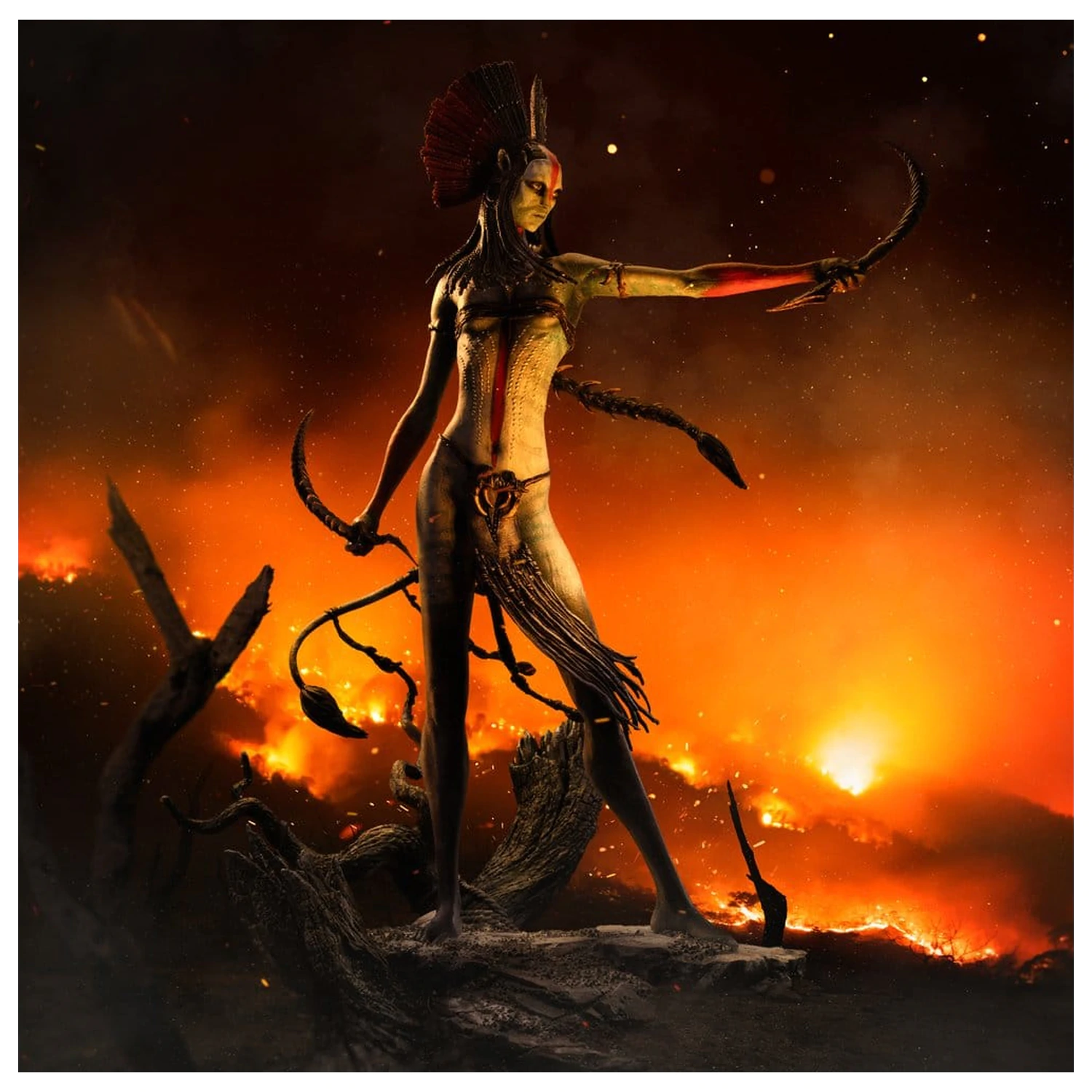 Avatar 3: Fire and Ash Art Scale Statue 1/10 Varang 38 cm Produktfoto