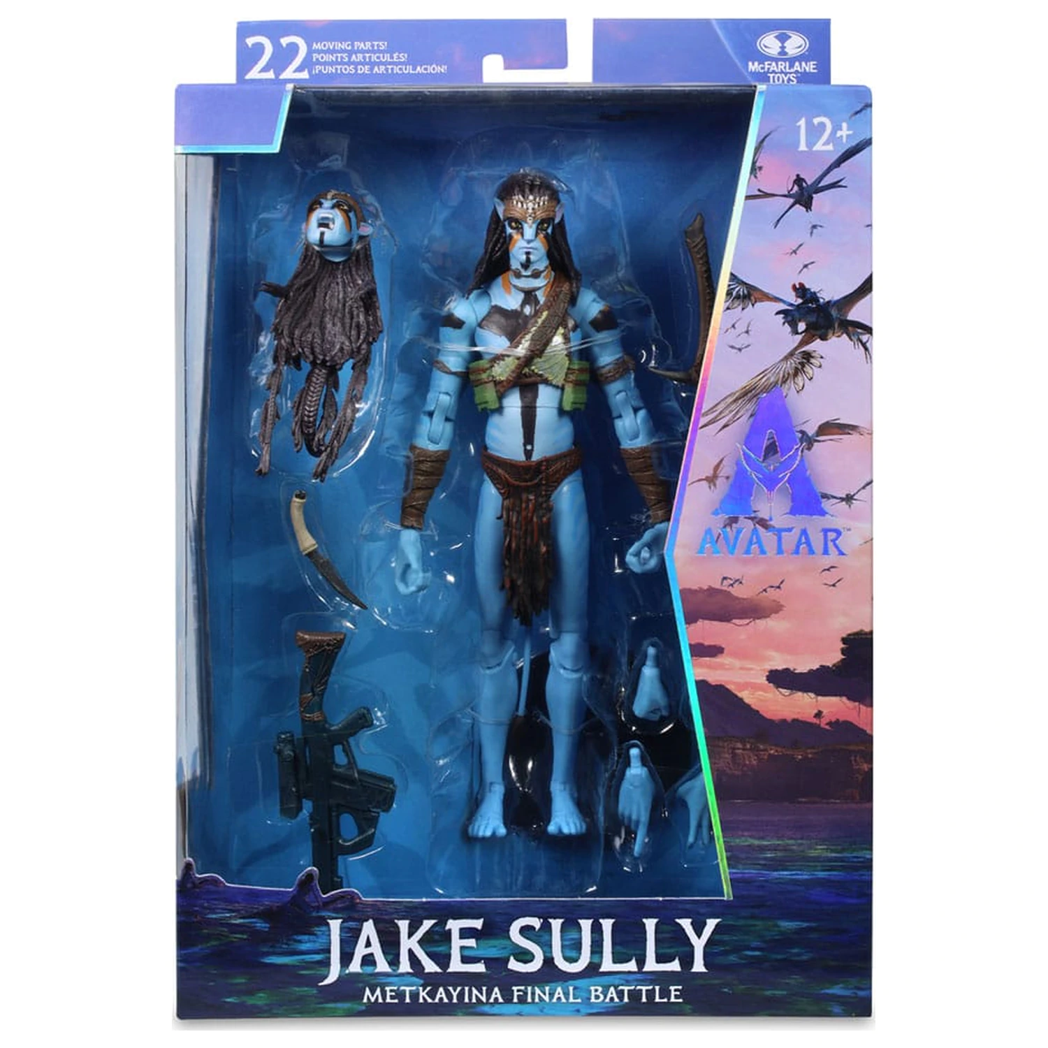 Avatar: Fire and Ash Actionfigur Jake Sully (Metkayina Final Battle) 18 cm Produktfoto