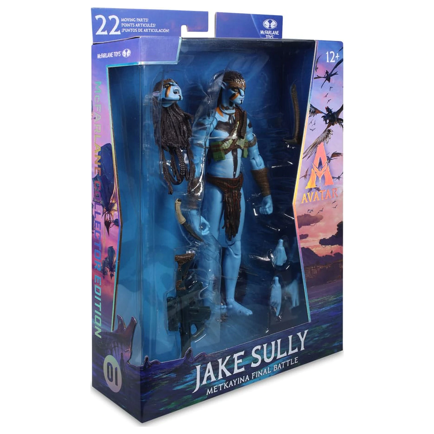 Avatar: Fire and Ash Actionfigur Jake Sully (Metkayina Final Battle) 18 cm Produktfoto