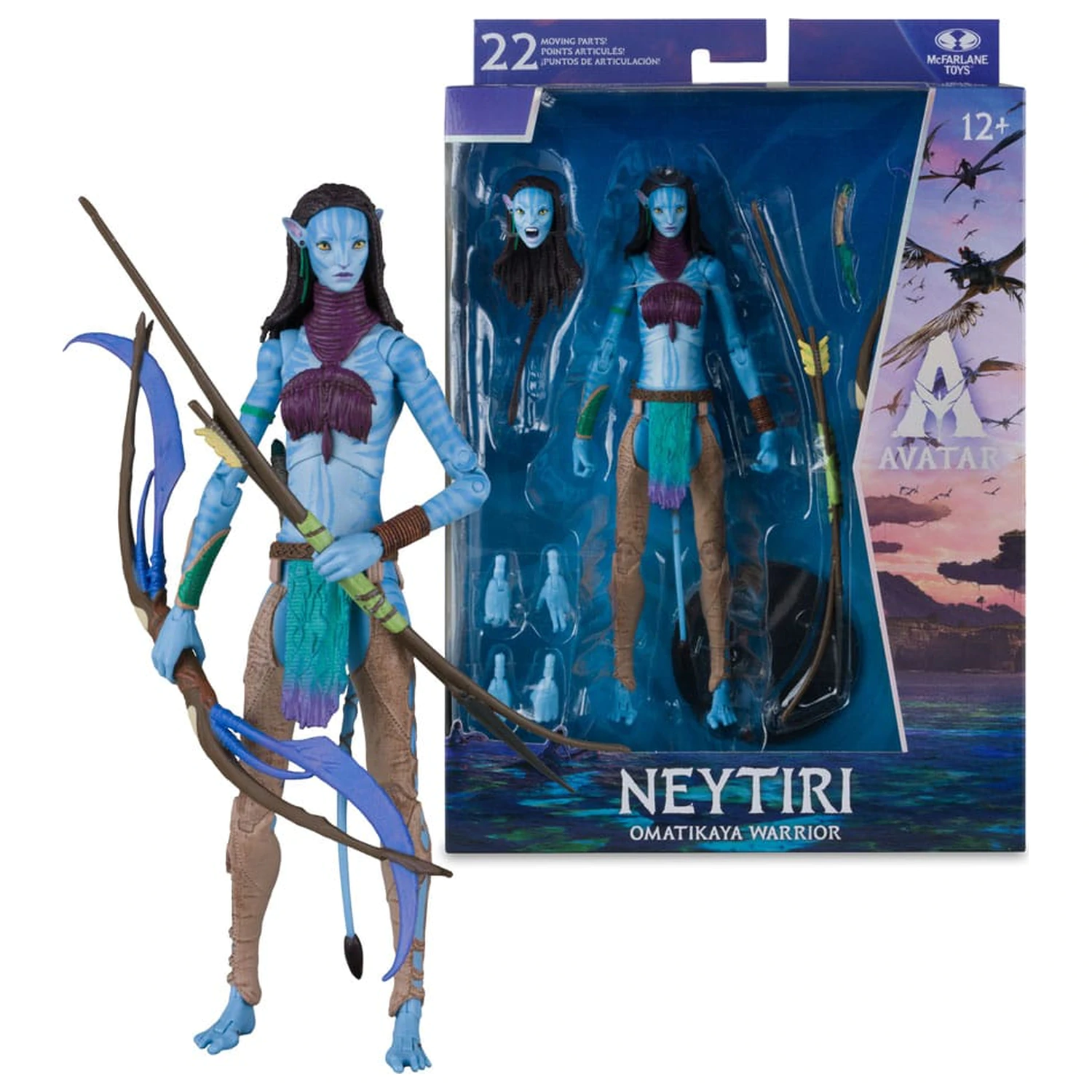 Avatar: Fire and Ash Actionfigur Neytiri (Omatikaya Warrior) 18 cm Produktfoto