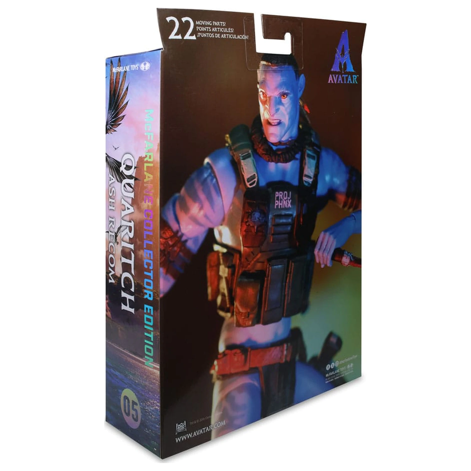 Avatar: Fire and Ash Action Figur Quaritch (Ash Recom) (Gold Label) 18 cm Produktfoto