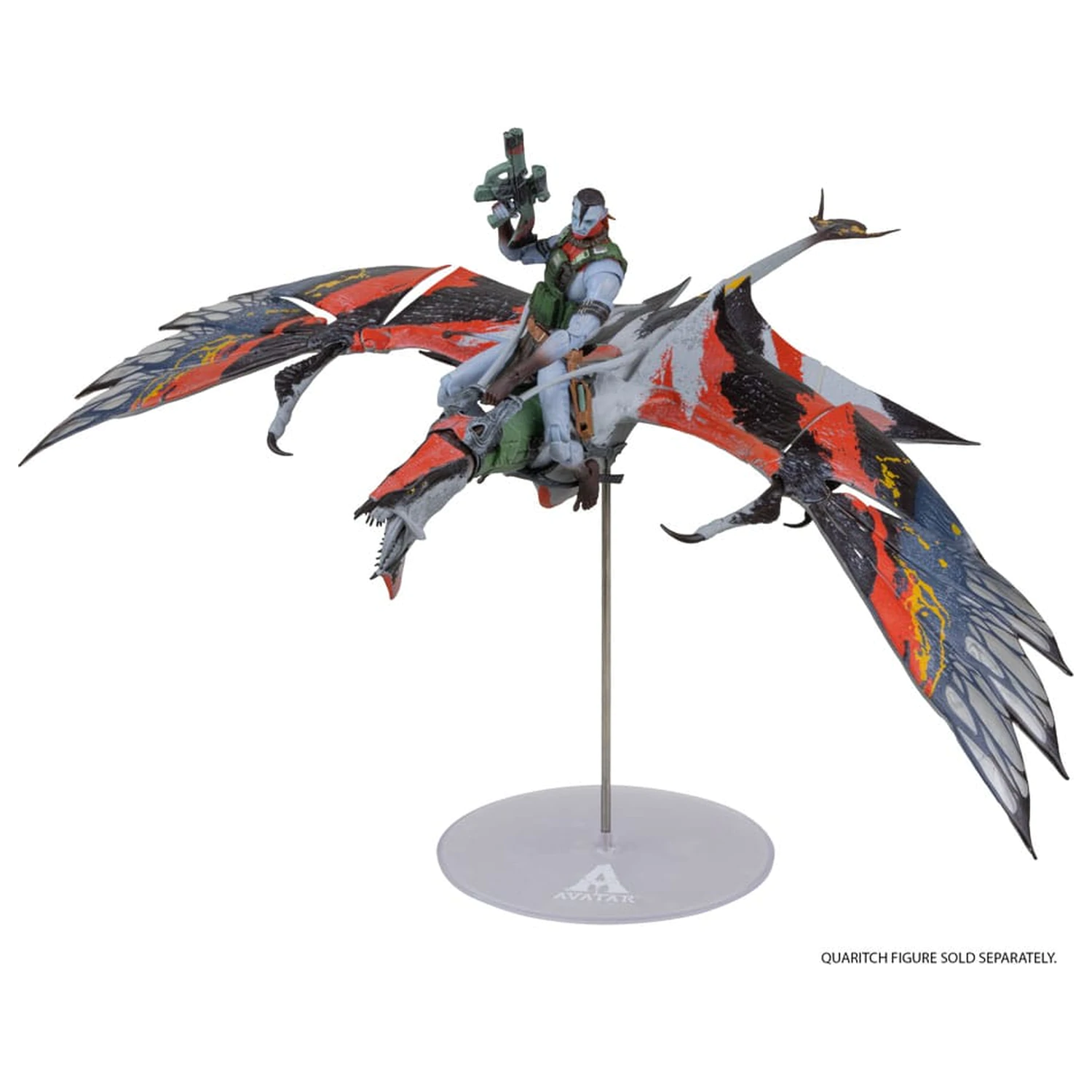 Avatar: Fire and Ash Action-Figur Quaritch's neue Banshee Produktfoto