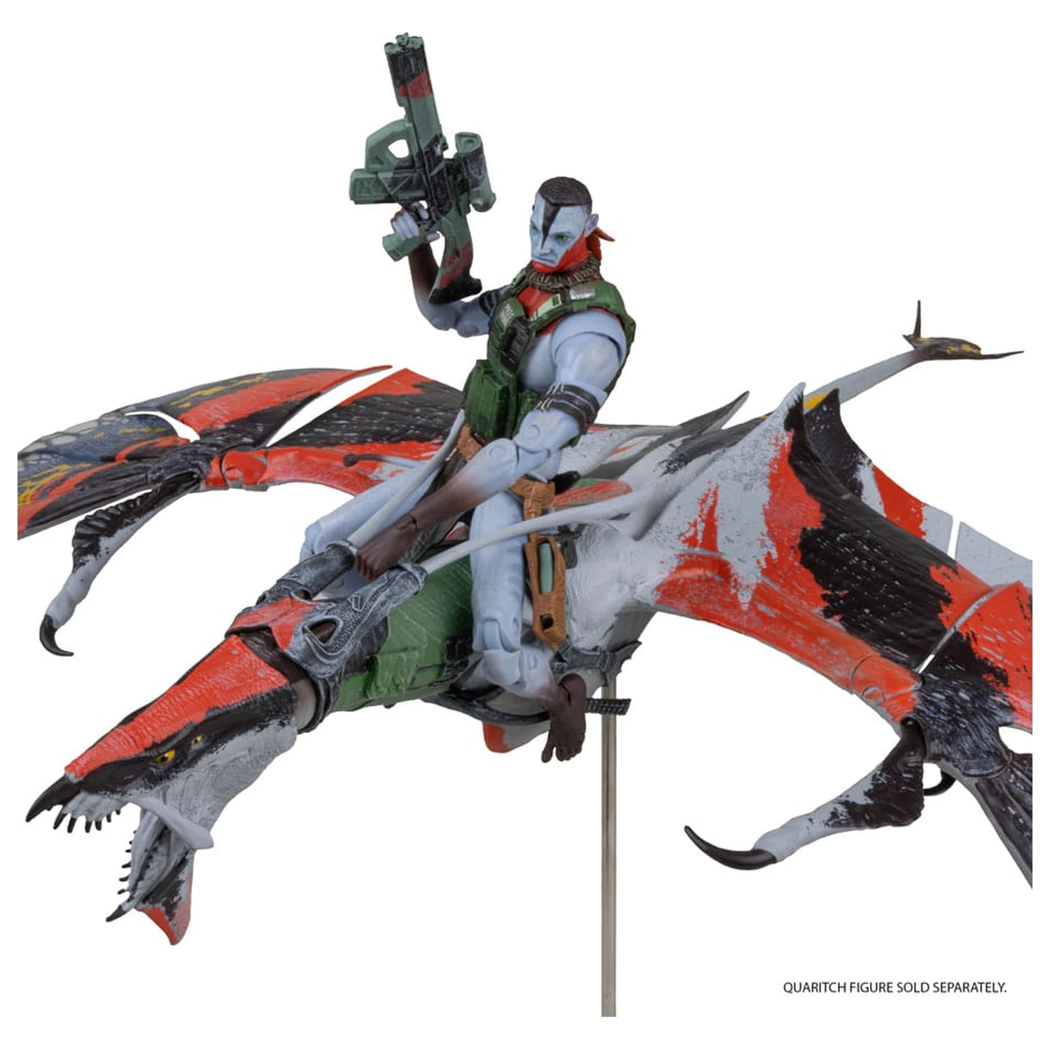 Avatar: Fire and Ash Action-Figur Quaritch's neue Banshee Produktfoto