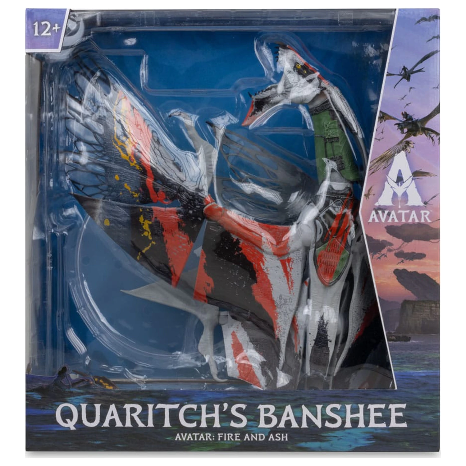 Avatar: Fire and Ash Action-Figur Quaritch's neue Banshee Produktfoto