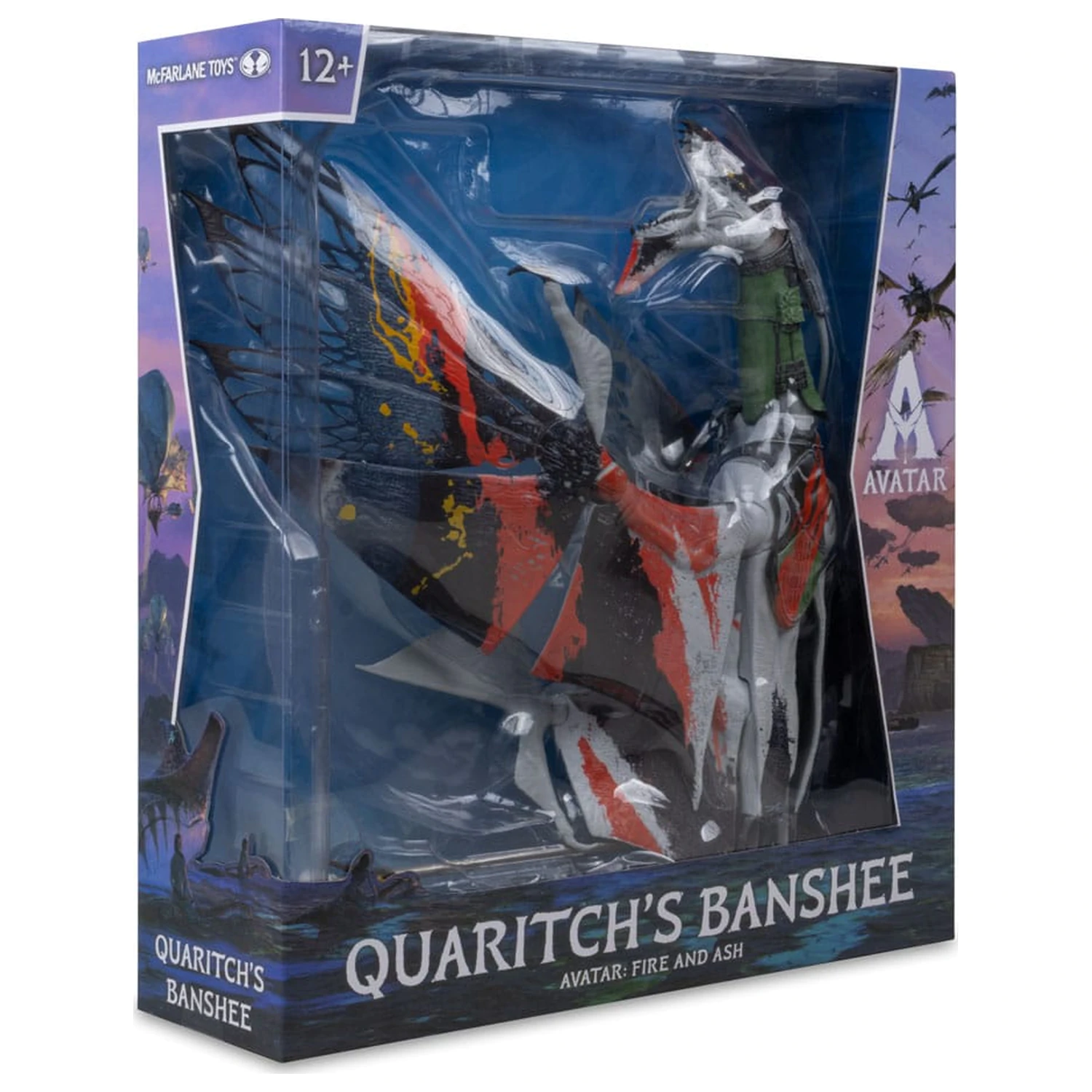 Avatar: Fire and Ash Action-Figur Quaritch's neue Banshee Produktfoto