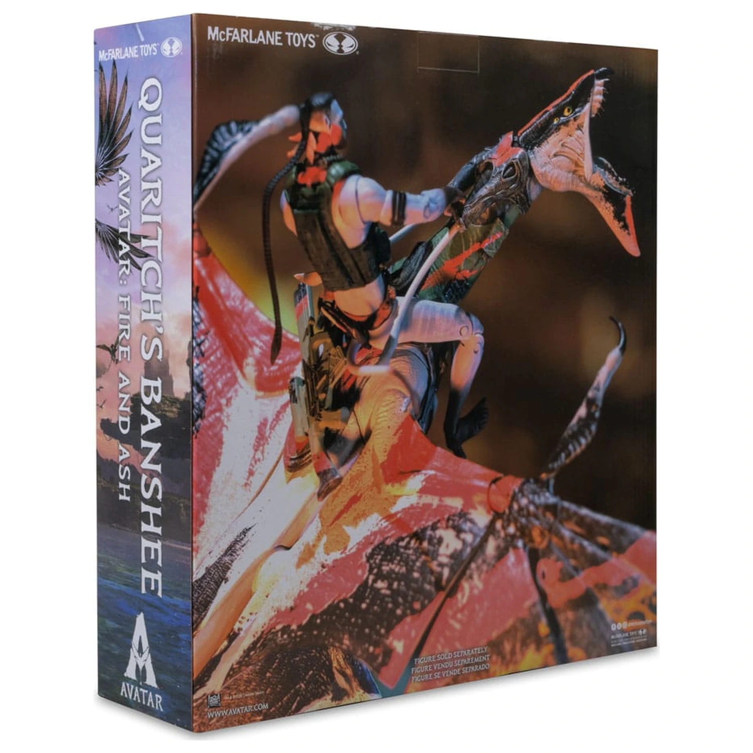 Avatar: Fire and Ash Action-Figur Quaritch's neue Banshee Produktfoto
