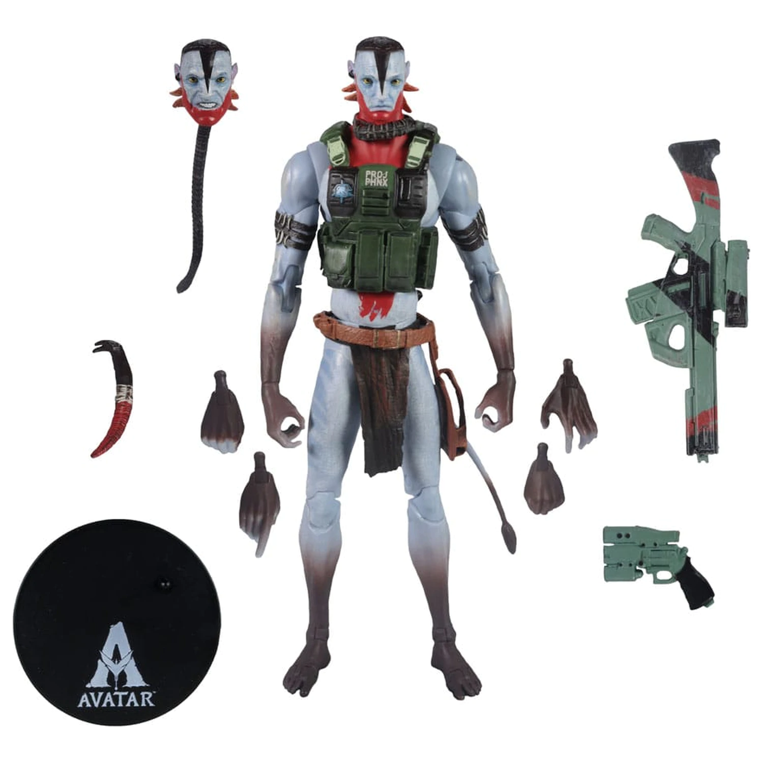 Avatar: Fire and Ash Action-Figur Recom Quaritch (Ash Warrior) 18 cm Produktfoto