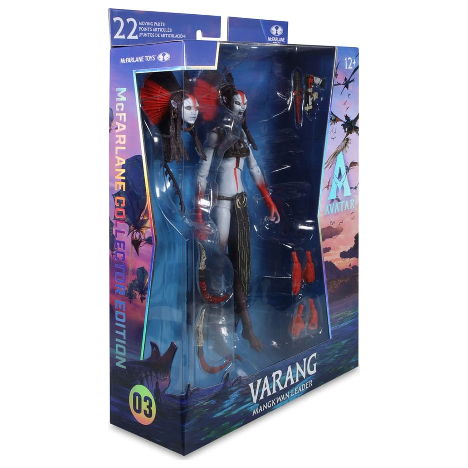 Avatar: Fire and Ash Actionfigur Varang (Mangkwan Leader) 18 cm Produktfoto