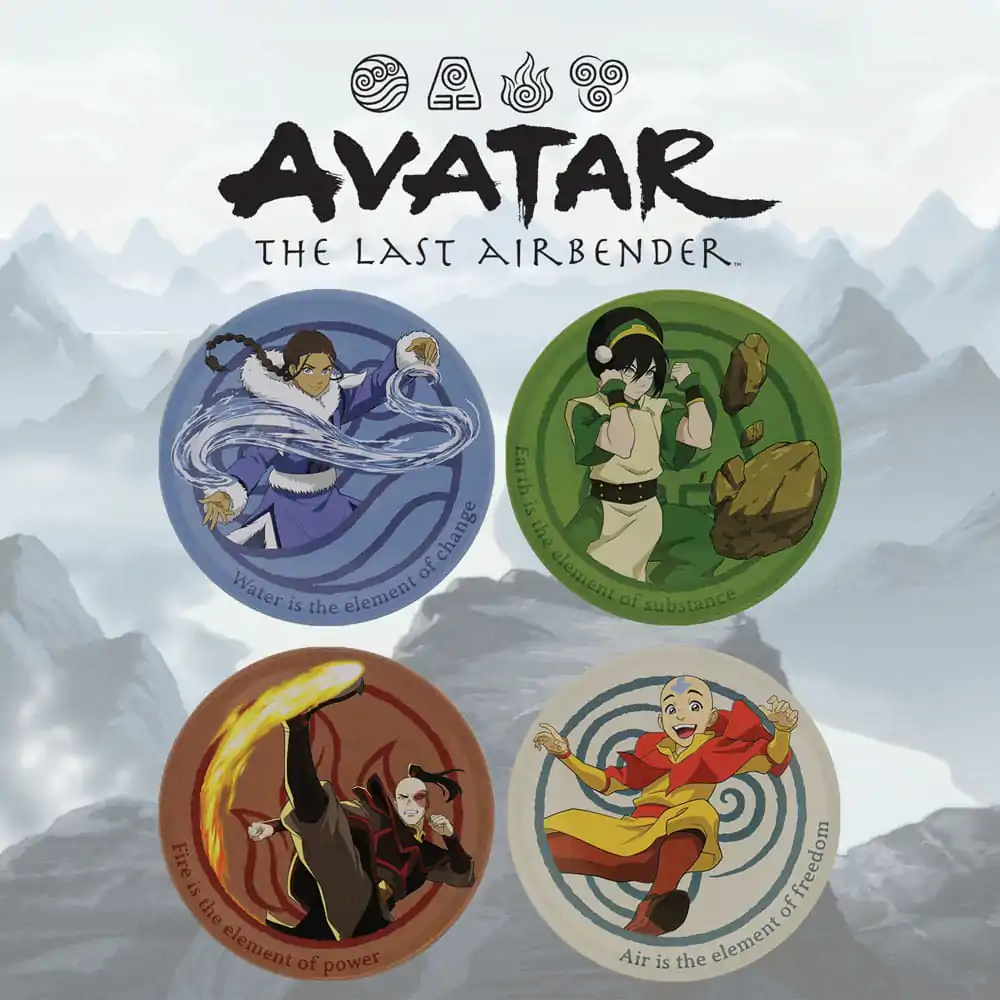 Avatar Der Herr der Elemente Untersetzer 4er-Pack termékfotó