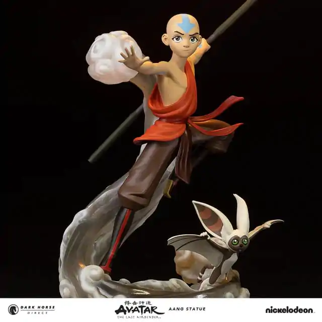 Avatar Der Herr der Elemente PVC Statue Aang & Momo 30 cm termékfotó