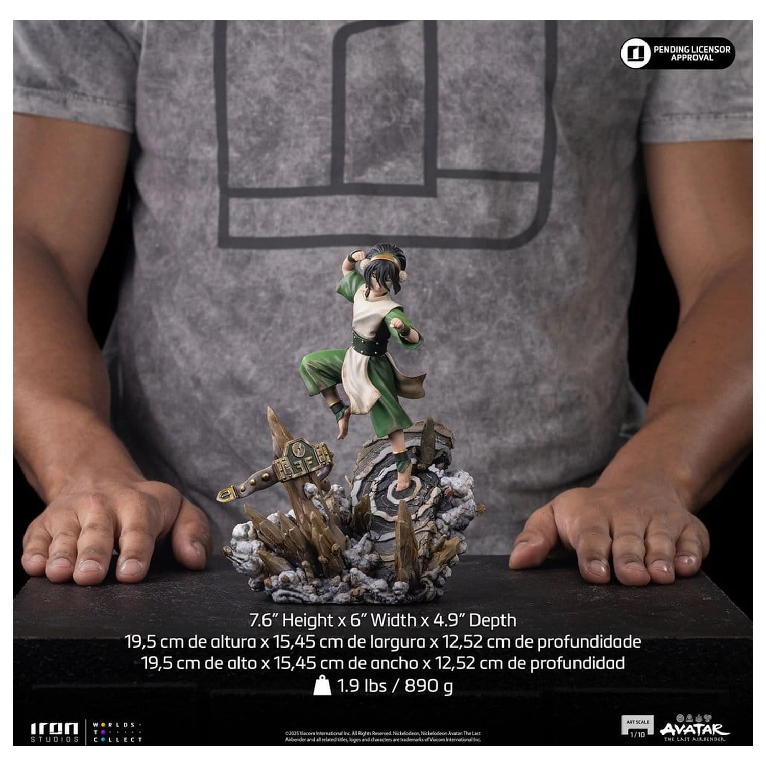 Avatar: The Last Airbender Art Scale Statue 1/10 Toph 20 cm Produktfoto