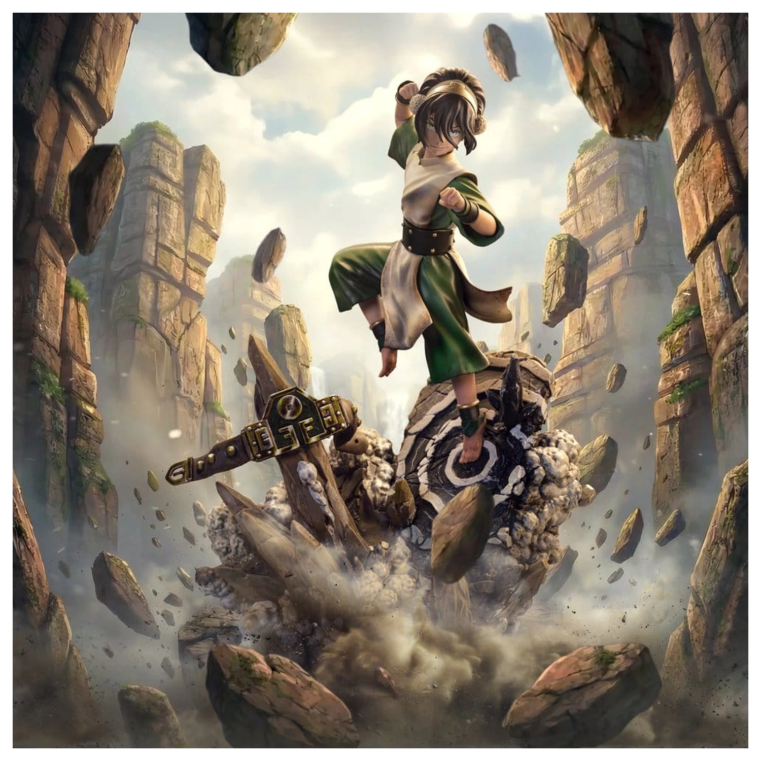 Avatar: The Last Airbender Art Scale Statue 1/10 Toph 20 cm Produktfoto