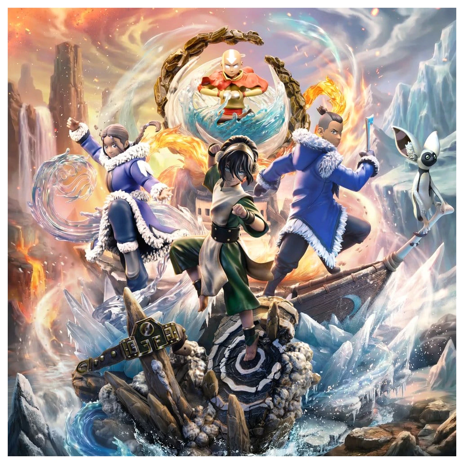 Avatar: The Last Airbender Art Scale Statue 1/10 Toph 20 cm Produktfoto