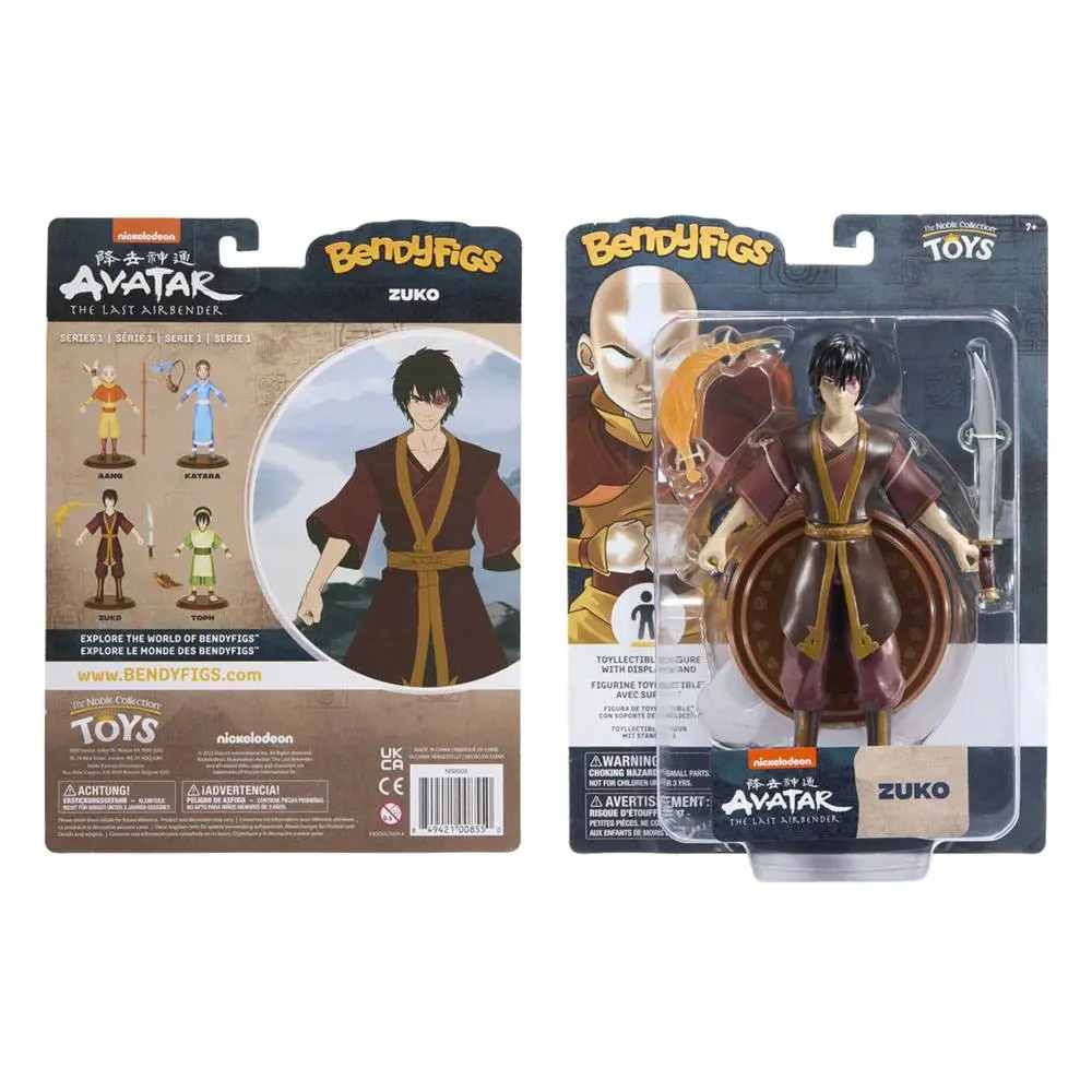 Avatar Der Herr der Elemente Bendyfigs Biegefigur Zuko 19 cm Produktfoto