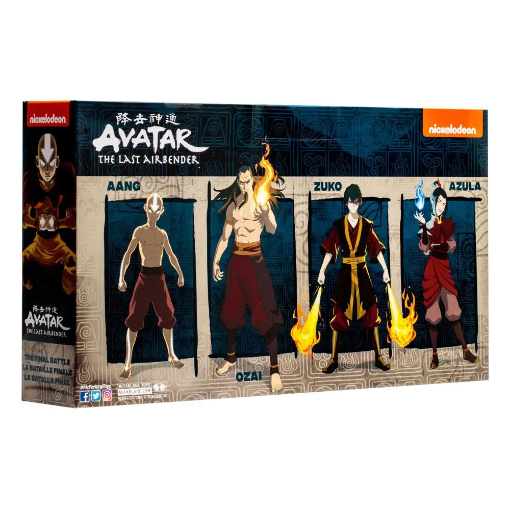 Avatar - Der Herr der Elemente Actionfiguren 4er-Pack Final Battle 13 cm Produktfoto