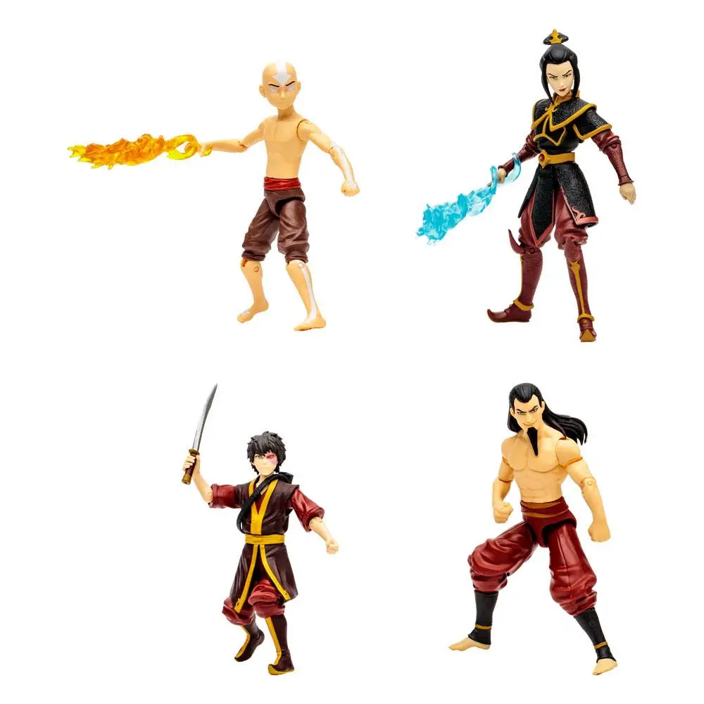 Avatar - Der Herr der Elemente Actionfiguren 4er-Pack Final Battle 13 cm Produktfoto