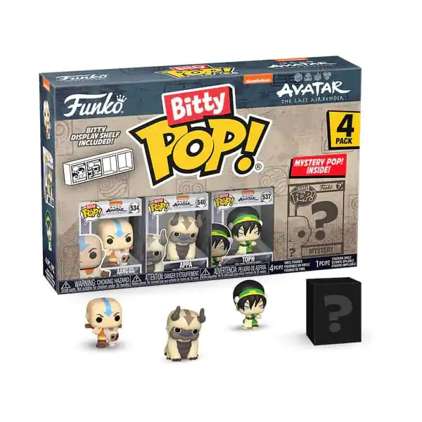 Avatar Der Herr der Elemente Bitty Funko POP! Vinyl Figuren 4er-Pack Aang 2,5 cm termékfotó