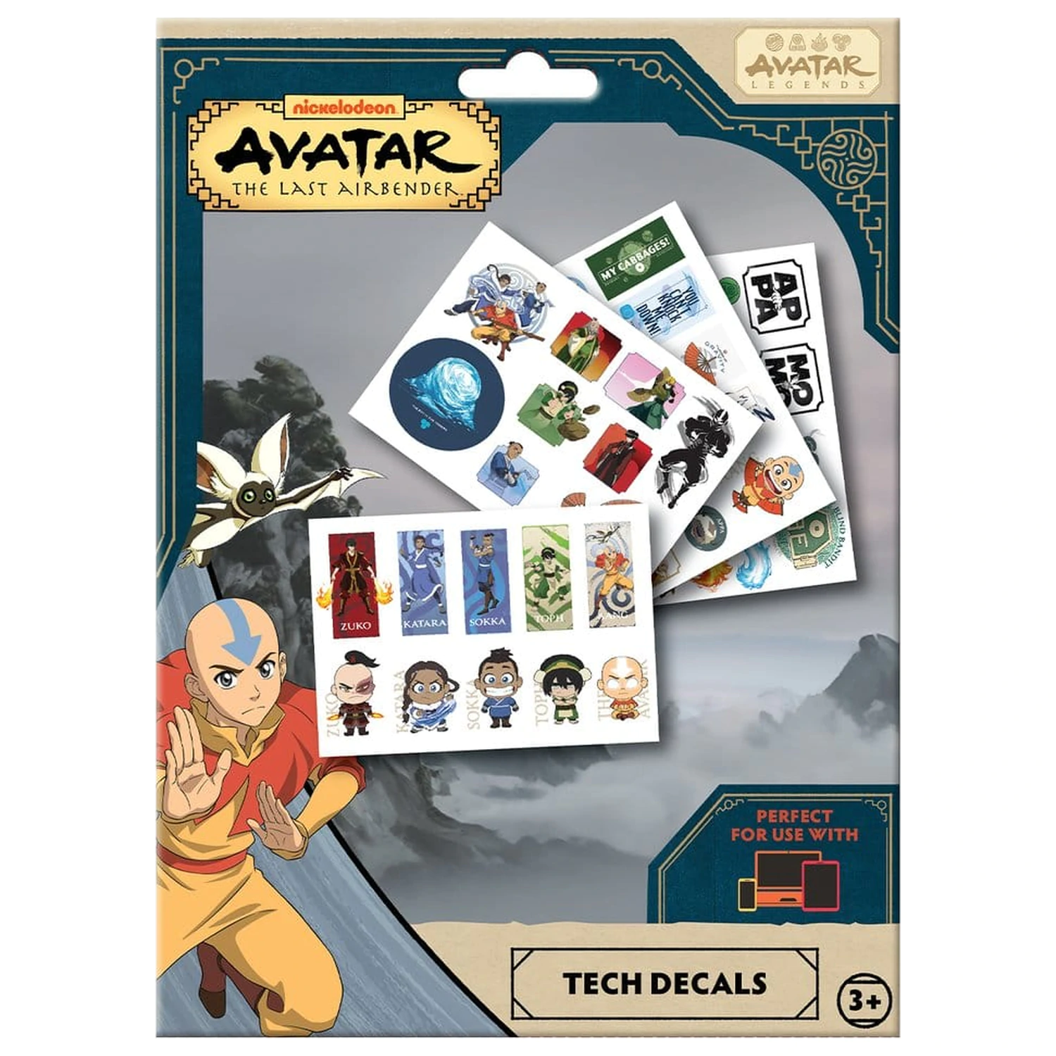 Avatar: The Last Airbender Tech Aufkleber-Pack Produktfoto
