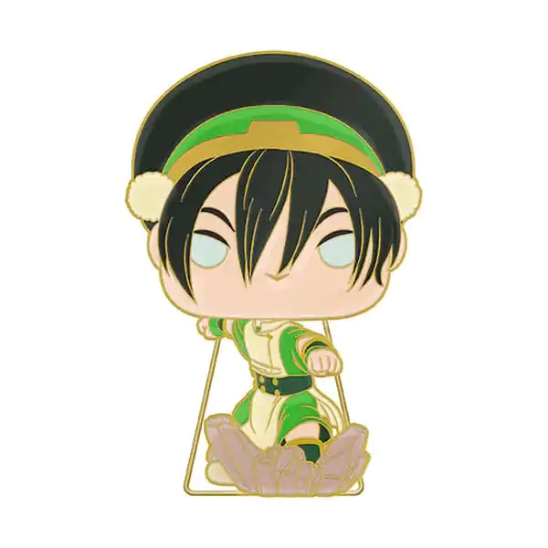Avatar Der Herr der Element Loungefly POP! Pin Ansteck-Pin Toph 10 cm Produktfoto