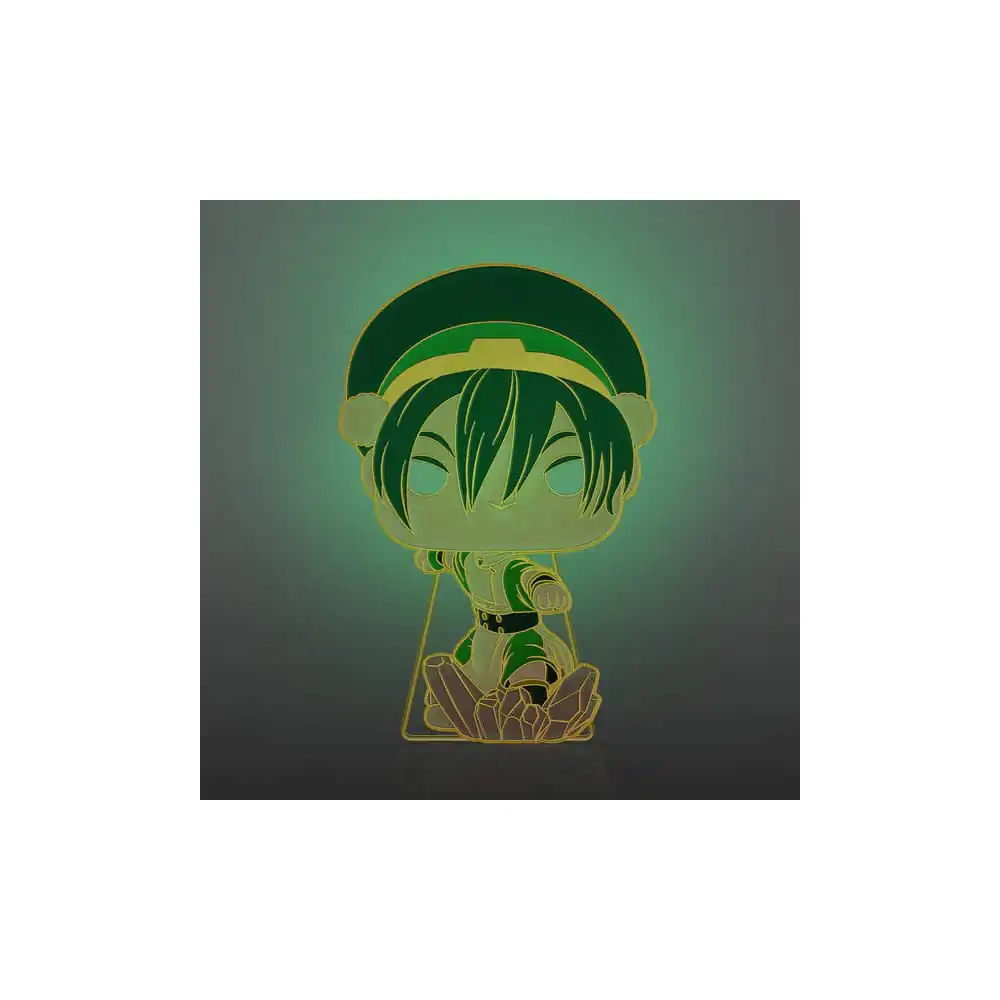 Avatar Der Herr der Element Loungefly POP! Pin Ansteck-Pin Toph 10 cm Produktfoto