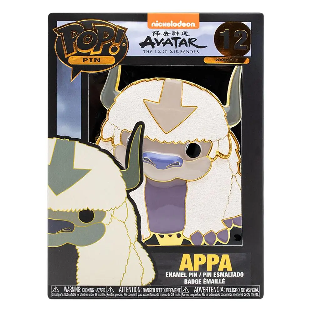 Avatar - Der Herr der Elemente POP! Pin Ansteck-Pin Appa 10 cm Produktfoto