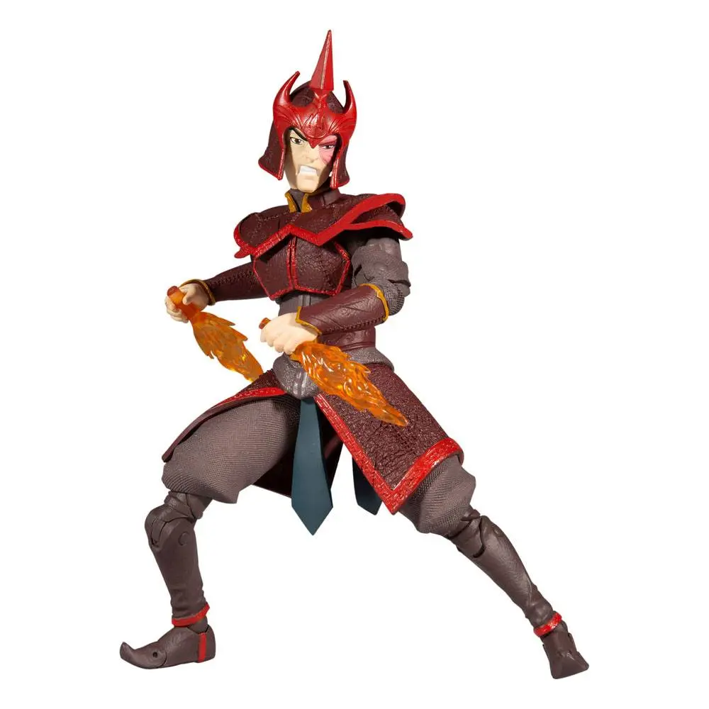 Avatar - Der Herr der Elemente Actionfigur Prince Zuko Helmeted (Gold Series) 18 cm Produktfoto