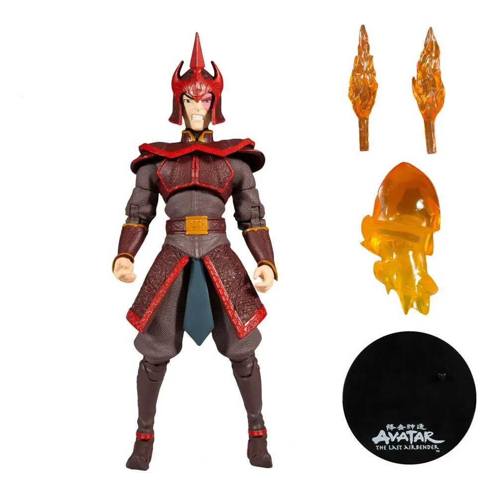 Avatar - Der Herr der Elemente Actionfigur Prince Zuko Helmeted (Gold Series) 18 cm Produktfoto