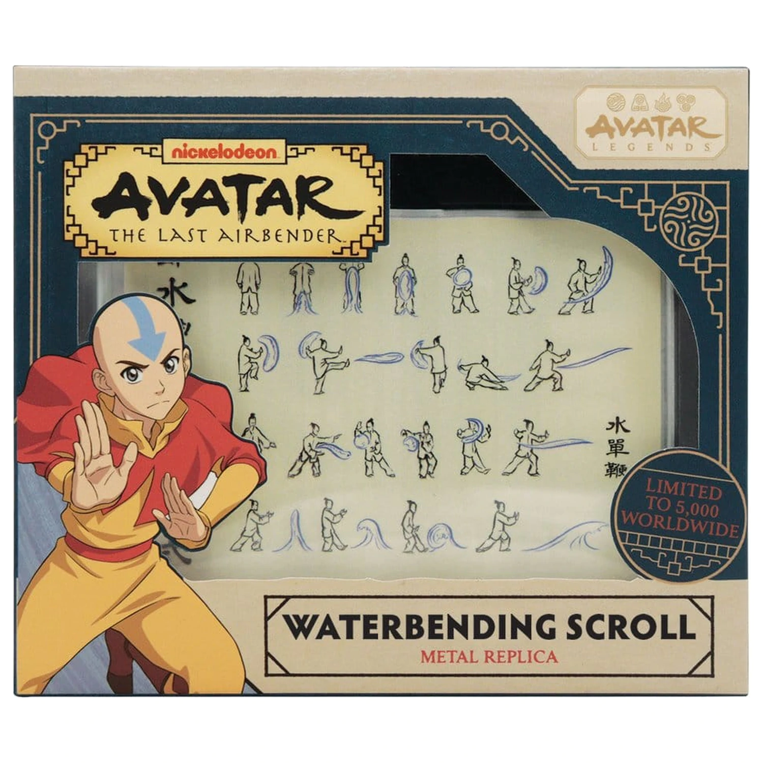 Avatar: The Last Airbender Replika Wasserbändigen Schriftrolle Produktfoto