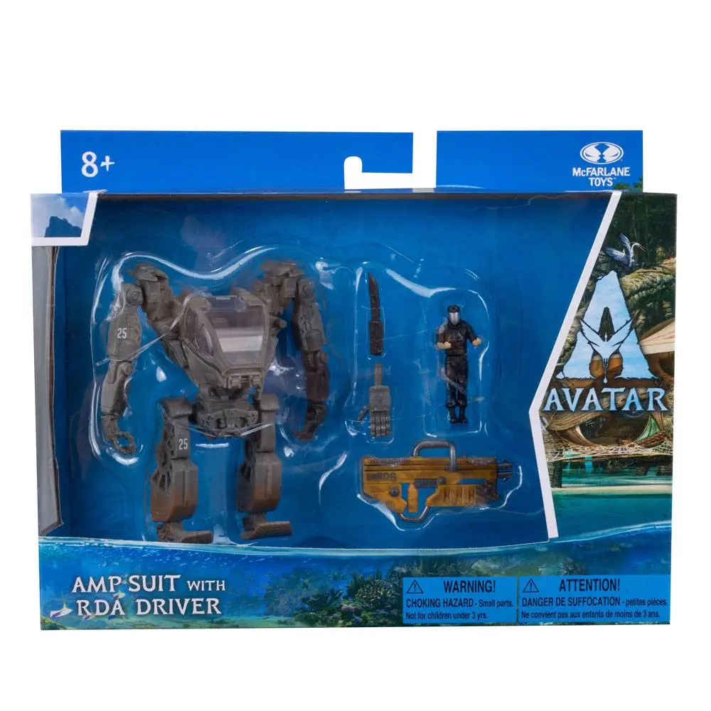 Avatar: The Way of Water Deluxe Medium Actionfiguren Amp Suit with RDA Driver Produktfoto