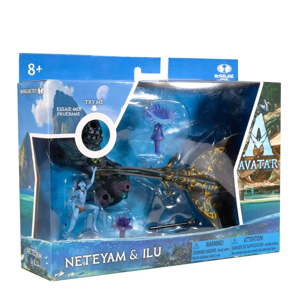 Avatar: The Way of Water Deluxe Medium Actionfiguren Neteyam & Ilu termékfotó
