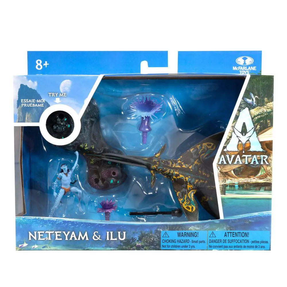 Avatar: The Way of Water Deluxe Medium Actionfiguren Neteyam & Ilu termékfotó